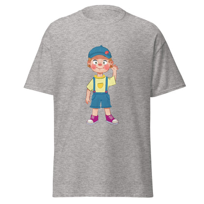 Giray Character Unisex Classic T-Shirt, Roots & Talks - Sport Grey
