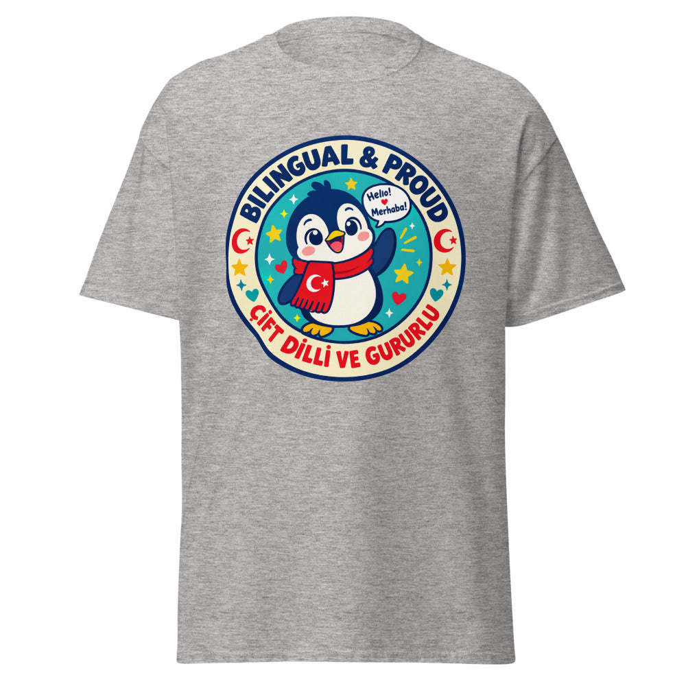 Bilingual & Proud Unisex Classic T-Shirt, Roots & Talks - Sport Grey
