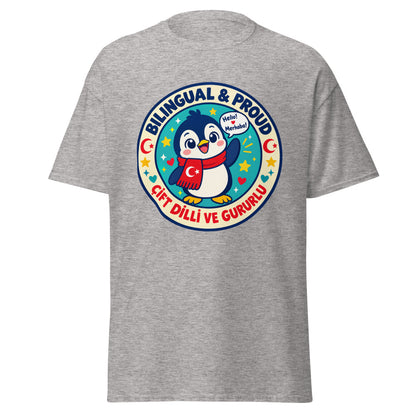 Bilingual & Proud Unisex Classic T-Shirt, Roots & Talks - Sport Grey