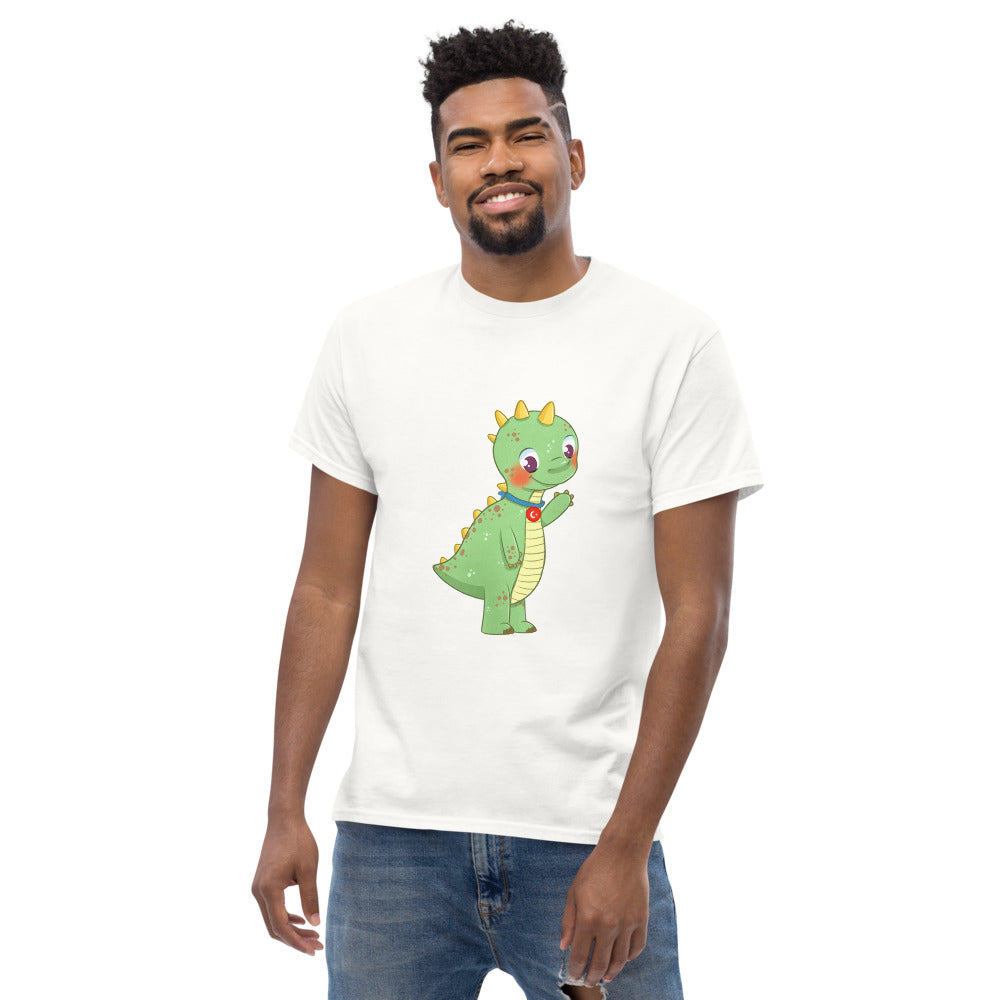 Dino Dinosaur Unisex Classic T-Shirt, Roots & Talks - lifestyle photo 3