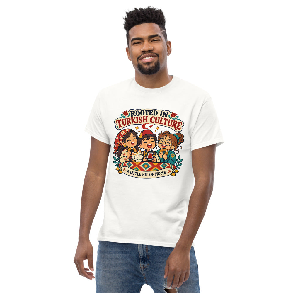 Rooted in Turkish Culture Unisex Classic T-Shirt, Roots & Talks - lifestyle photo 3