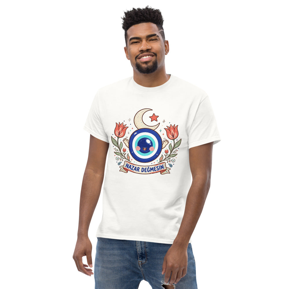 Nazar Değmesin Unisex Classic T-Shirt, Roots & Talks - lifestyle photo 3