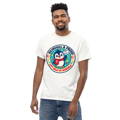 Bilingual & Proud Unisex Classic T-Shirt, Roots & Talks - lifestyle photo 3