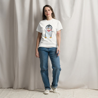 Pingucan Penguin Unisex Classic T-Shirt, Roots & Talks - lifestyle photo 3