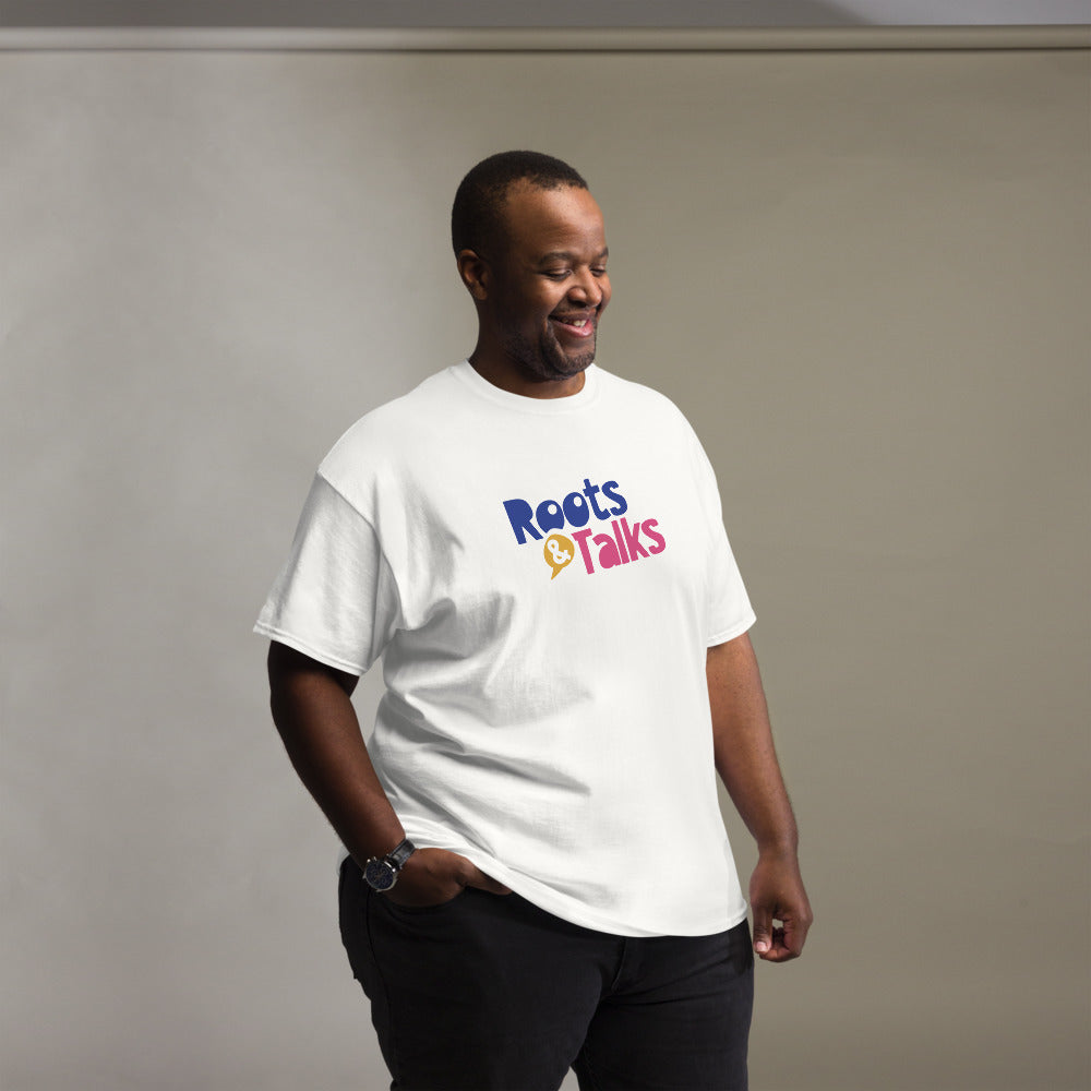 Roots & Talks Logo Unisex Classic T-Shirt - lifestyle photo 2