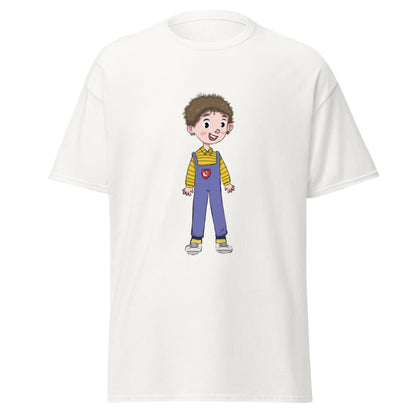 Ahmet Character Unisex Classic T-Shirt, Roots & Talks - White