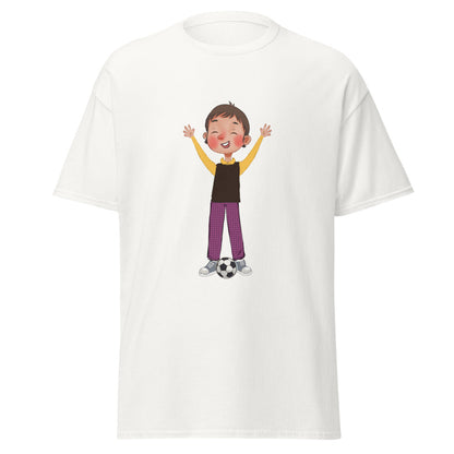 Gazi Character Unisex Classic T-Shirt, Roots & Talks - White