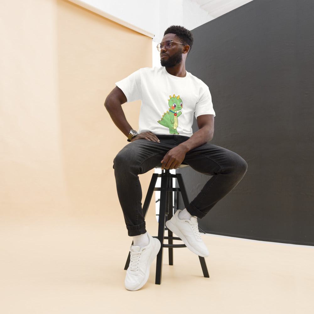 Dino Dinosaur Unisex Classic T-Shirt, Roots & Talks - lifestyle photo 1
