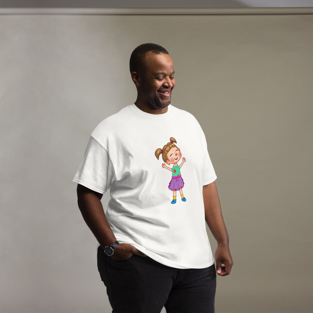 Ela Character Unisex Classic T-Shirt, Roots & Talks - lifestyle photo 2