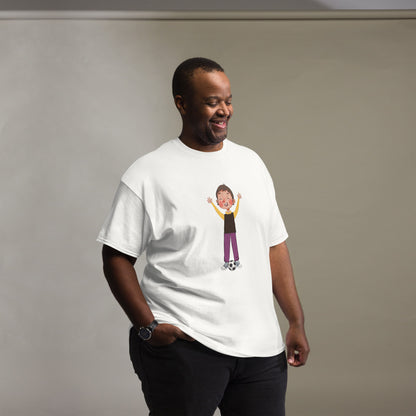 Gazi Character Unisex Classic T-Shirt, Roots & Talks - lifestyle photo 2