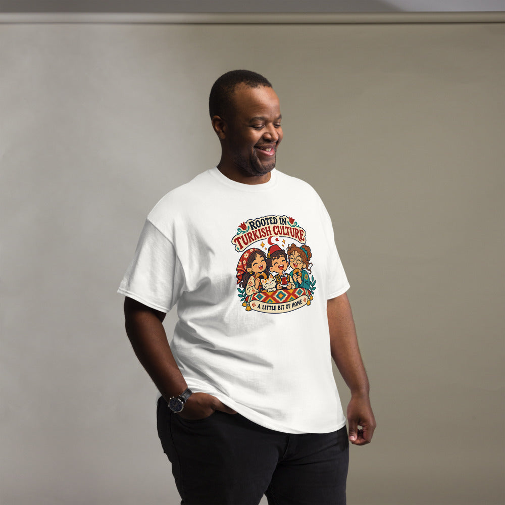 Rooted in Turkish Culture Unisex Classic T-Shirt, Roots & Talks - lifestyle photo 2