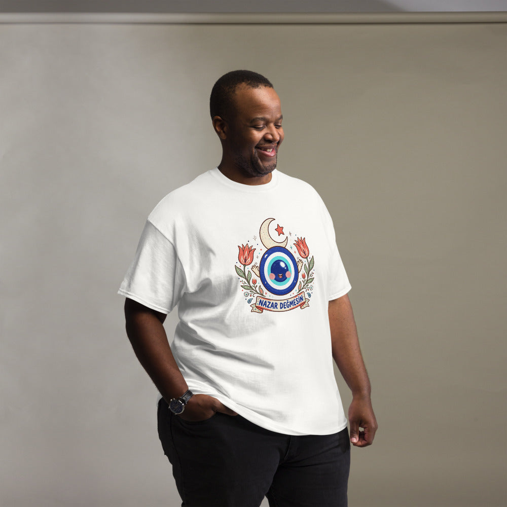 Nazar Değmesin Unisex Classic T-Shirt, Roots & Talks - lifestyle photo 2