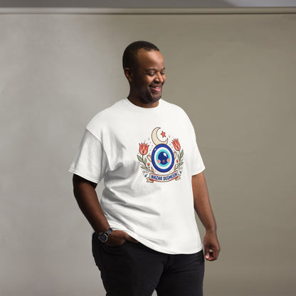 Nazar Değmesin Unisex Classic T-Shirt, Roots & Talks - lifestyle photo 2