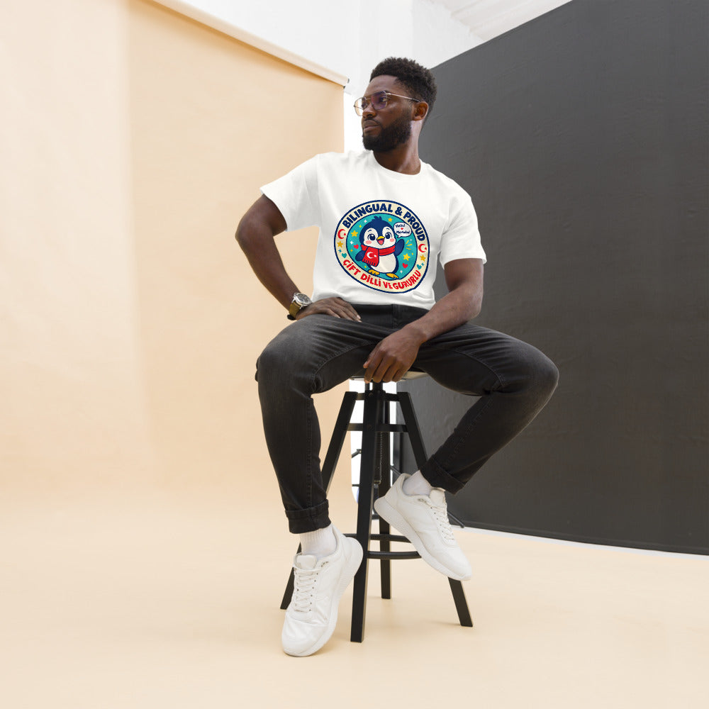 Bilingual & Proud Unisex Classic T-Shirt, Roots & Talks - lifestyle photo 1