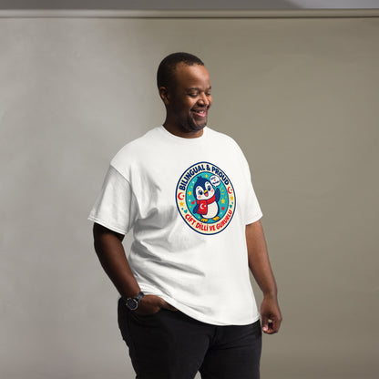 Bilingual & Proud Unisex Classic T-Shirt, Roots & Talks - lifestyle photo 2