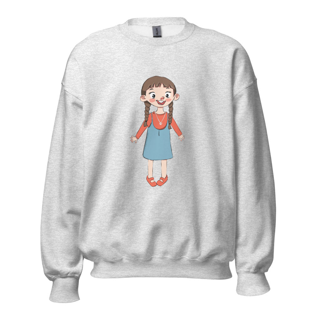 Eylül Character Unisex Crewneck Sweatshirt, Roots & Talks - Ash