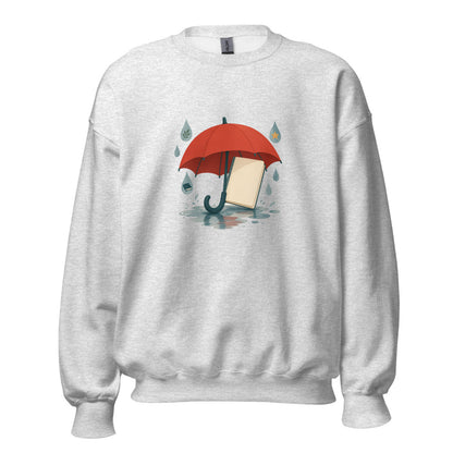 Word Umbrella Unisex Crewneck Sweatshirt, Roots & Talks - Ash