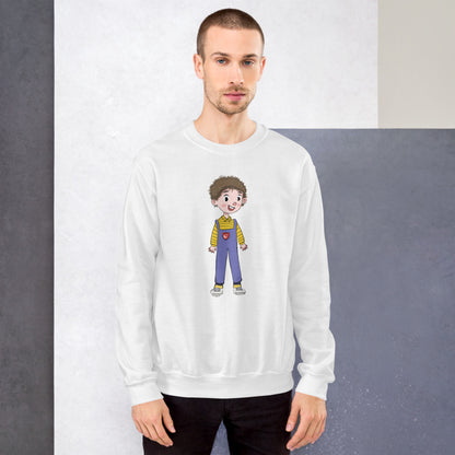 Ahmet Character Unisex Crewneck Sweatshirt, Roots & Talks - lifestyle photo 2