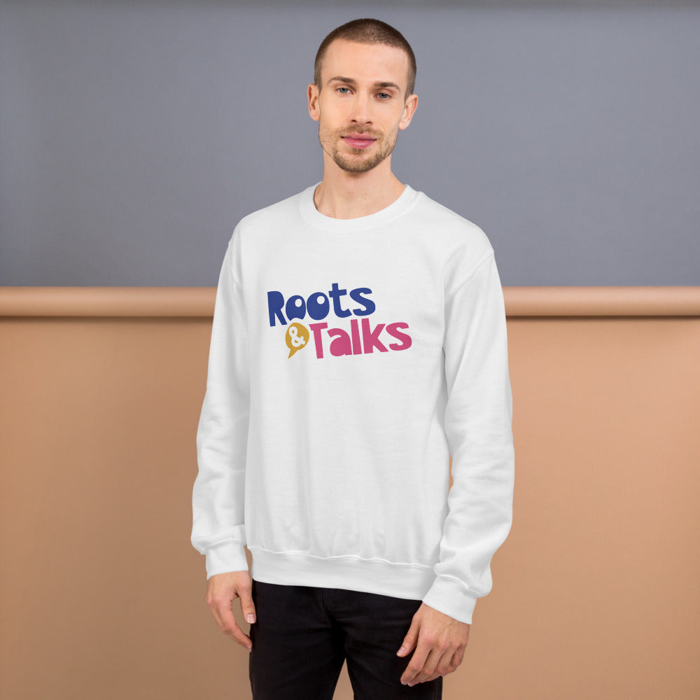 Roots & Talks Logo Unisex Crewneck Sweatshirt - lifestyle photo 1
