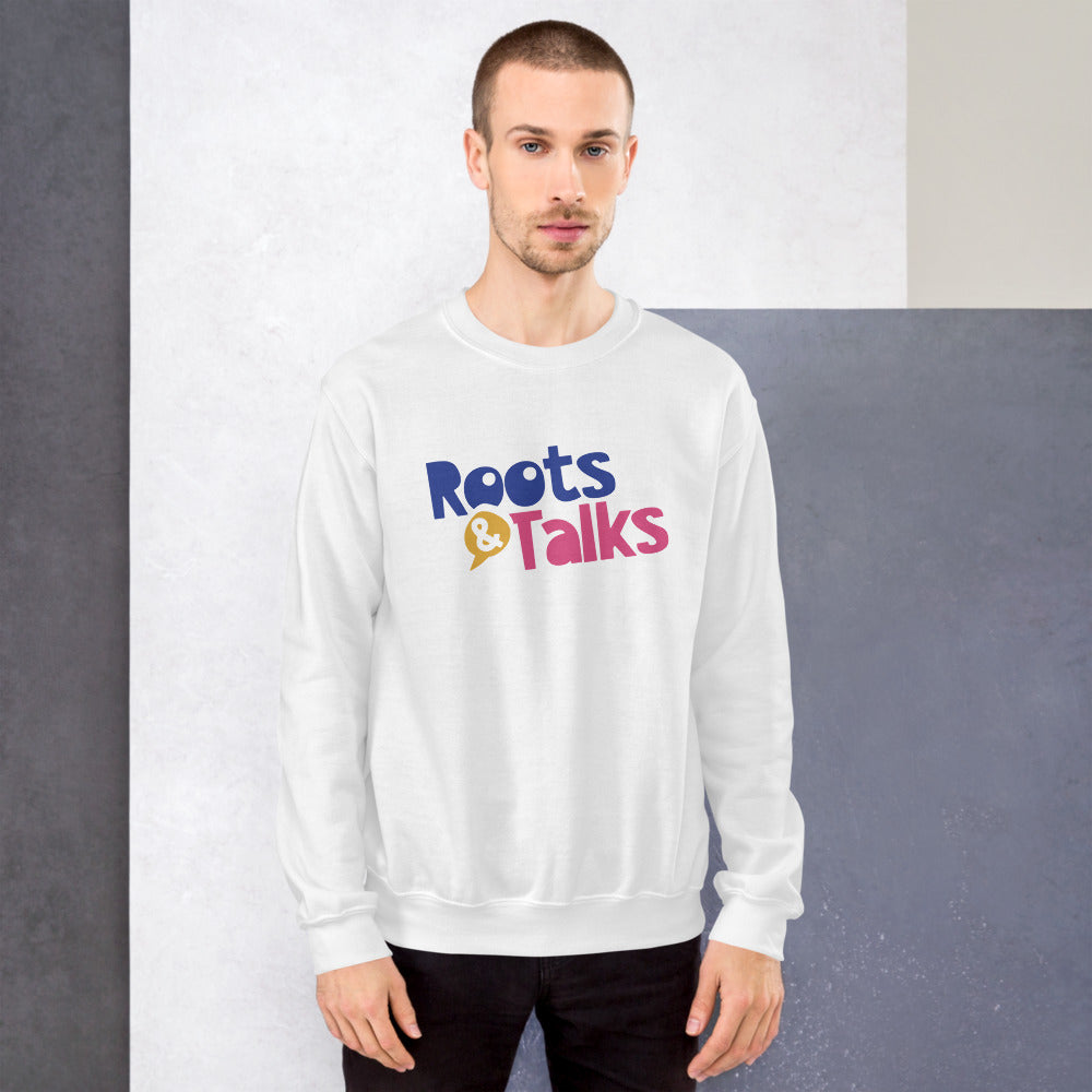 Roots & Talks Logo Unisex Crewneck Sweatshirt - lifestyle photo 2