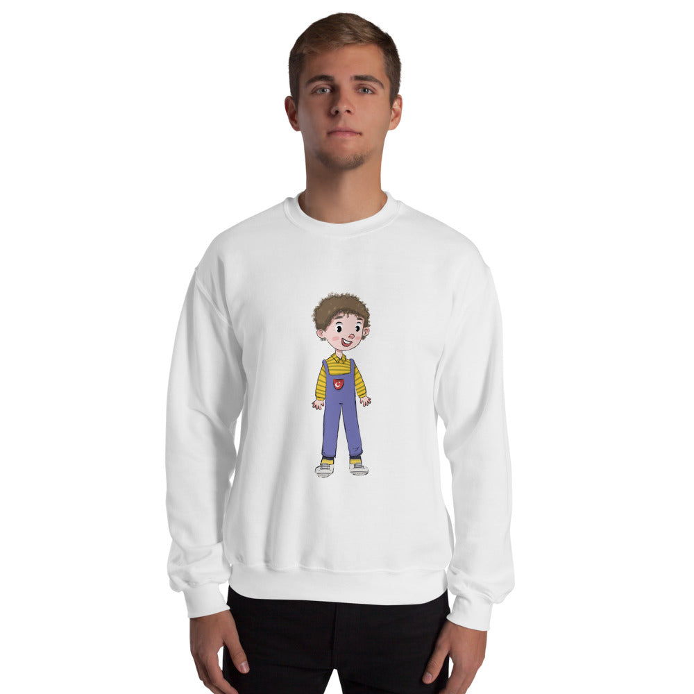 Ahmet Character Unisex Crewneck Sweatshirt, Roots & Talks - lifestyle photo 2