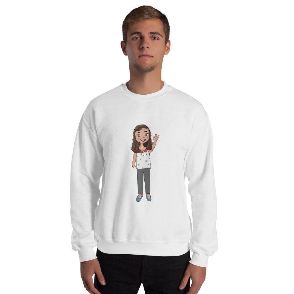 Defne Character Unisex Crewneck Sweatshirt, Roots & Talks - lifestyle photo 2