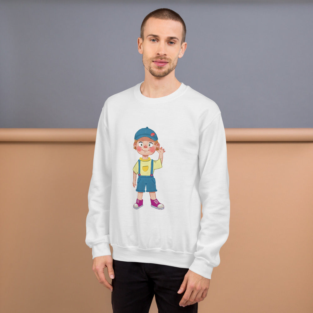 Giray Character Unisex Crewneck Sweatshirt, Roots & Talks - lifestyle photo 1
