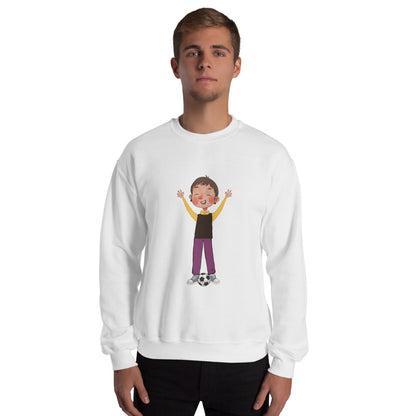 Gazi Character Unisex Crewneck Sweatshirt, Roots & Talks - lifestyle photo 2