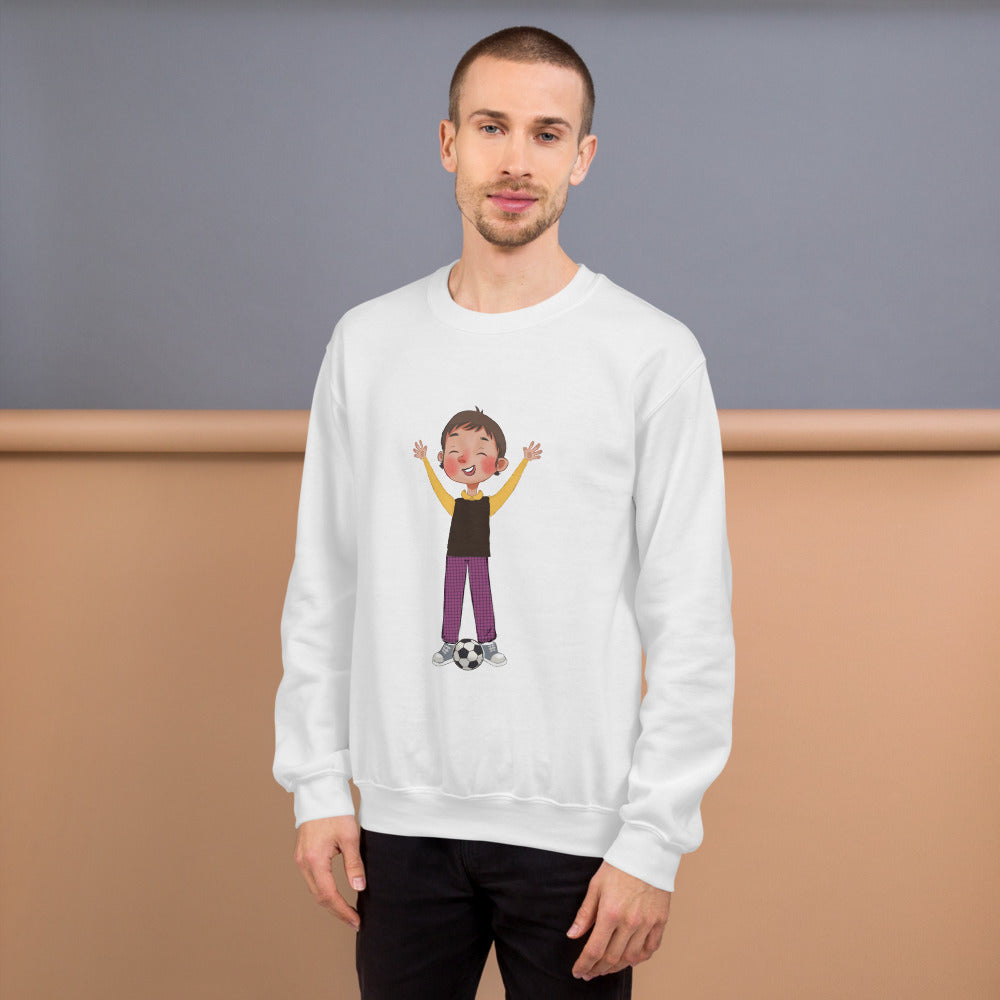 Gazi Character Unisex Crewneck Sweatshirt, Roots & Talks - lifestyle photo 1
