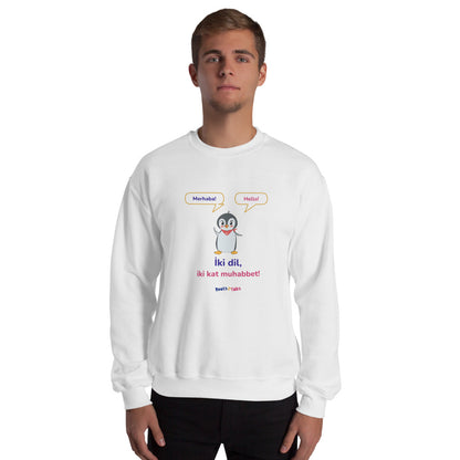 İki Dil, İki Kat Muhabbet Unisex Crewneck Sweatshirt, Roots & Talks - lifestyle photo 2