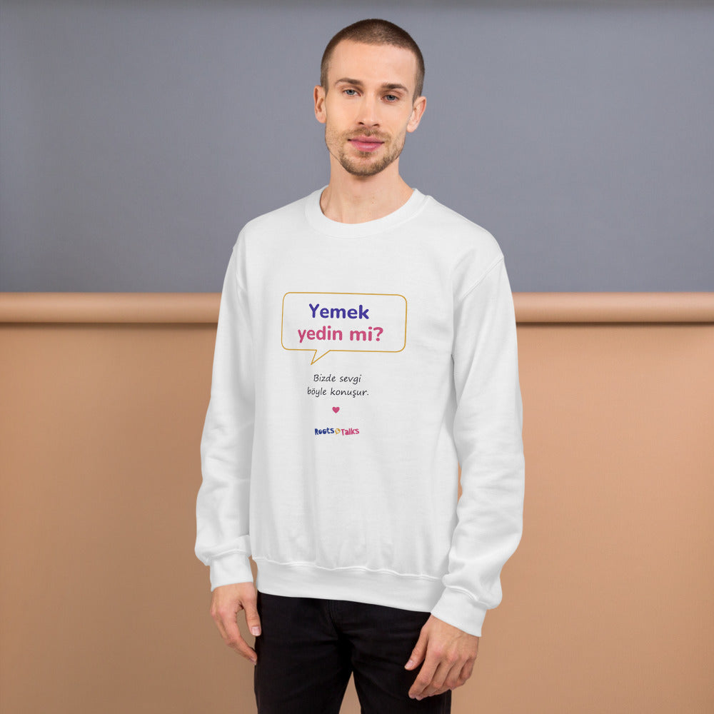 Yemek Yedin Mi? Unisex Crewneck Sweatshirt, Roots & Talks - lifestyle photo 1