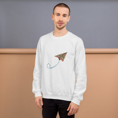 Kilim Flight Unisex Crewneck Sweatshirt, Roots & Talks - lifestyle photo 1