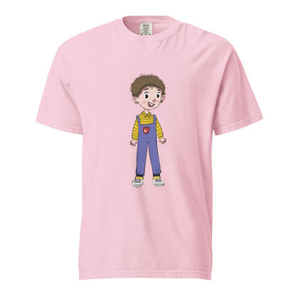 Ahmet Character Unisex Garment-Dyed Heavyweight T-Shirt, Roots & Talks - Blossom