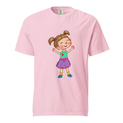 Ela Character Unisex Garment-Dyed Heavyweight T-Shirt, Roots & Talks - Blossom