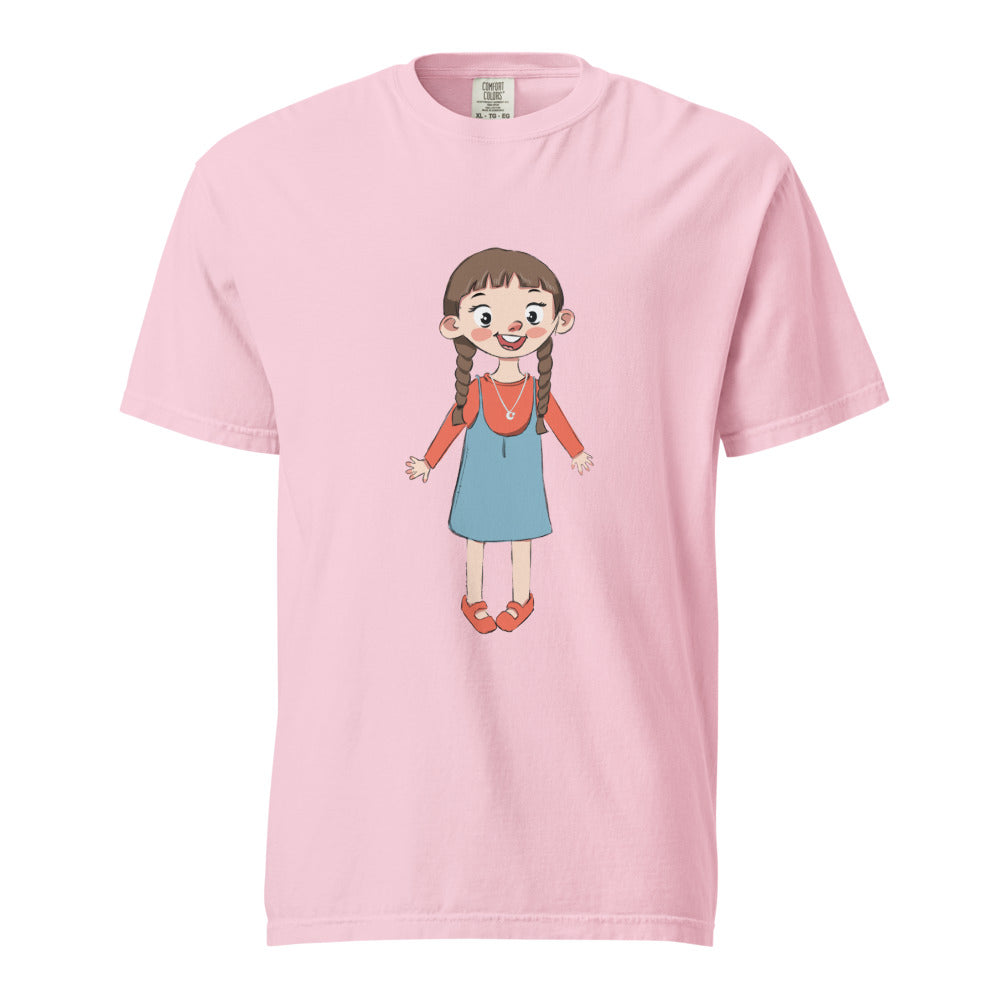 Eylül Character Unisex Garment-Dyed Heavyweight T-Shirt, Roots & Talks - Blossom