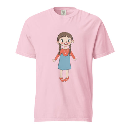 Eylül Character Unisex Garment-Dyed Heavyweight T-Shirt, Roots & Talks - Blossom