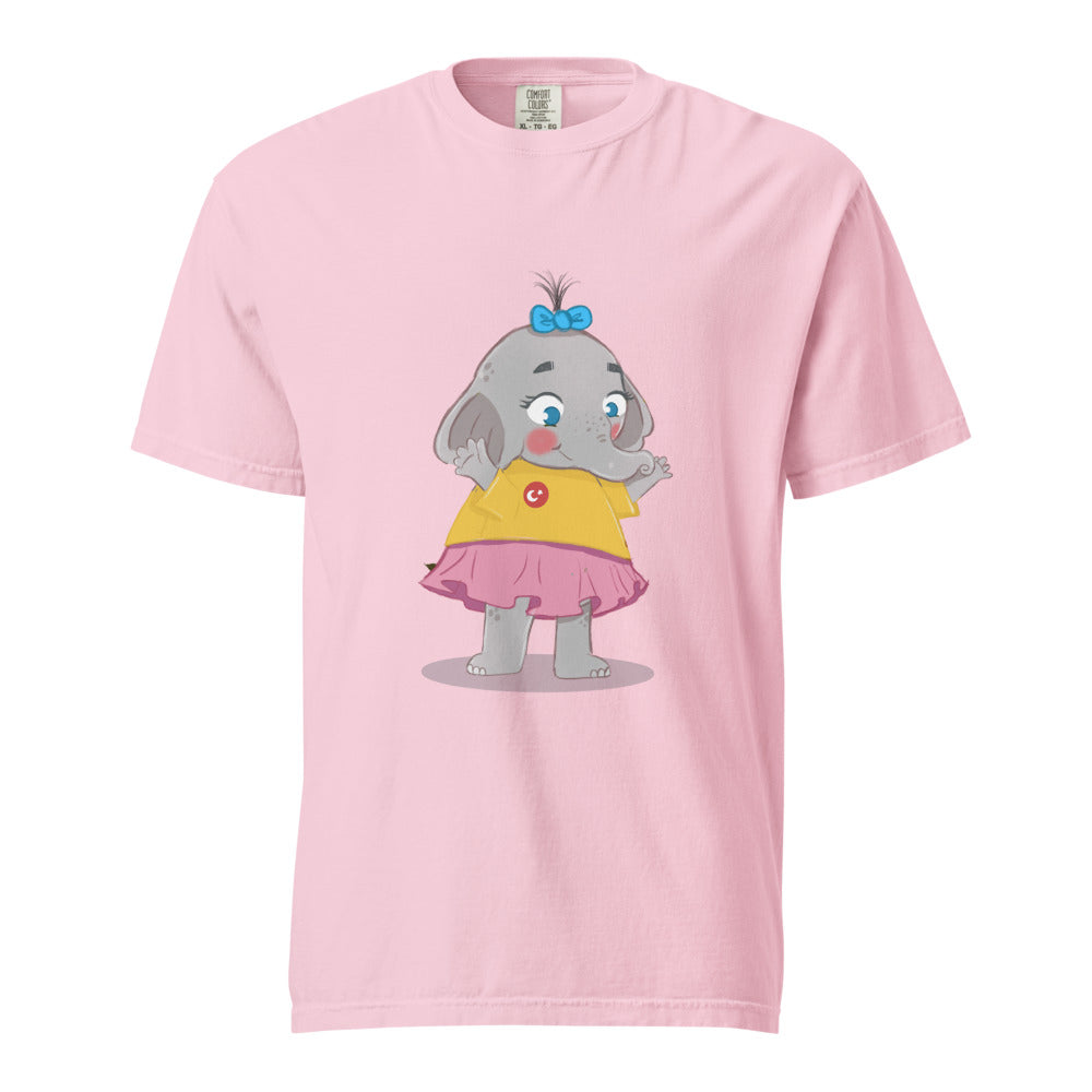 Filiz Elephant Unisex Garment-Dyed Heavyweight T-Shirt, Roots & Talks - Blossom