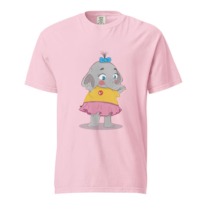 Filiz Elephant Unisex Garment-Dyed Heavyweight T-Shirt, Roots & Talks - Blossom