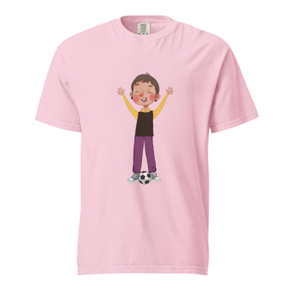 Gazi Character Unisex Garment-Dyed Heavyweight T-Shirt, Roots & Talks - Blossom