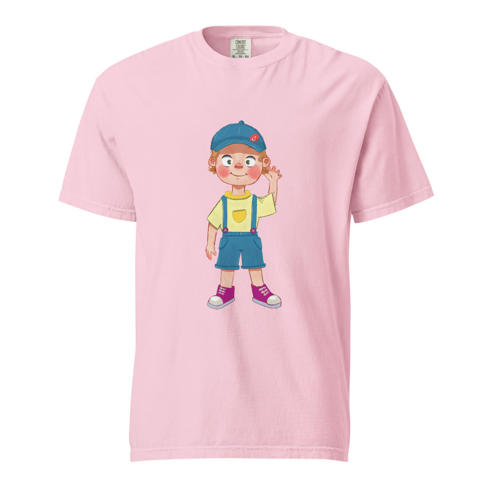 Giray Character Unisex Garment-Dyed Heavyweight T-Shirt, Roots & Talks - Blossom