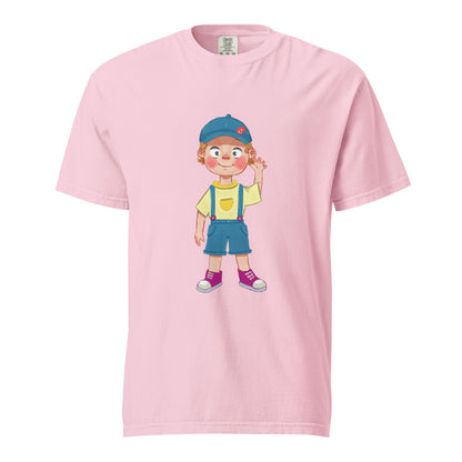 Giray Character Unisex Garment-Dyed Heavyweight T-Shirt, Roots & Talks - Blossom