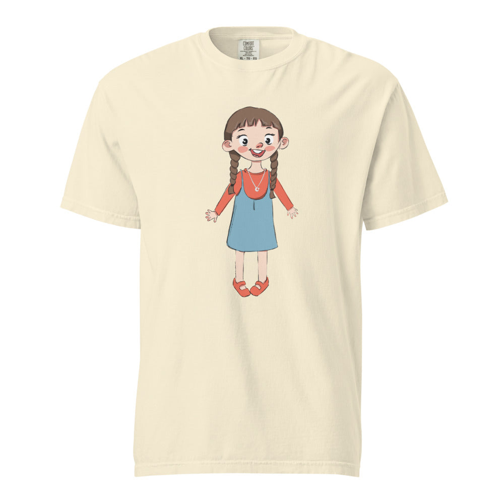 Eylül Character Unisex Garment-Dyed Heavyweight T-Shirt, Roots & Talks - Ivory
