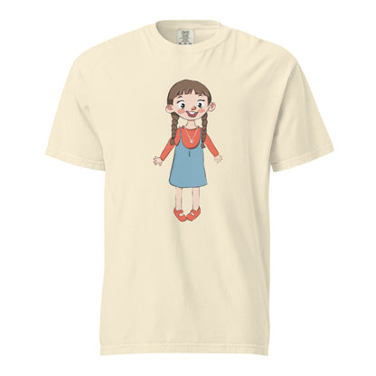 Eylül Character Unisex Garment-Dyed Heavyweight T-Shirt, Roots & Talks - Ivory