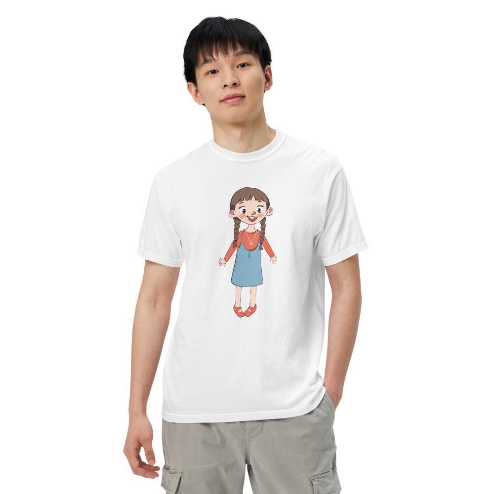 Eylül Character Unisex Garment-Dyed Heavyweight T-Shirt, Roots & Talks - lifestyle photo 1