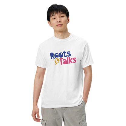 Roots & Talks Logo Unisex Garment-Dyed Heavyweight T-Shirt - lifestyle photo 1