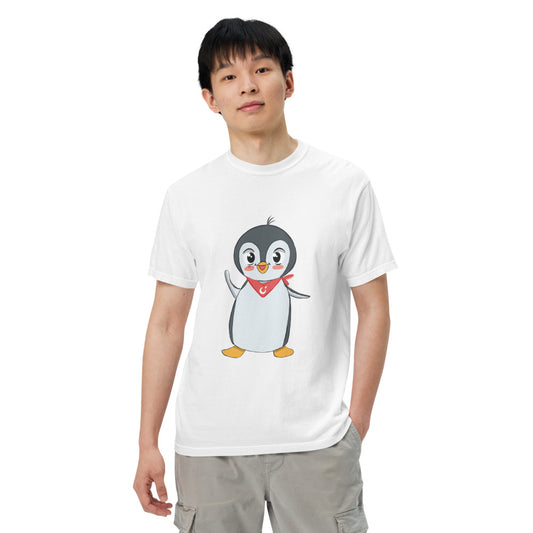 Pingucan Penguin Unisex Garment-Dyed Heavyweight T-Shirt, Roots & Talks - lifestyle photo 1