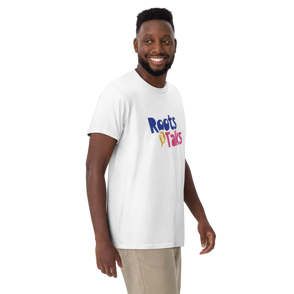 Roots & Talks Logo Unisex Garment-Dyed Heavyweight T-Shirt - lifestyle photo 3