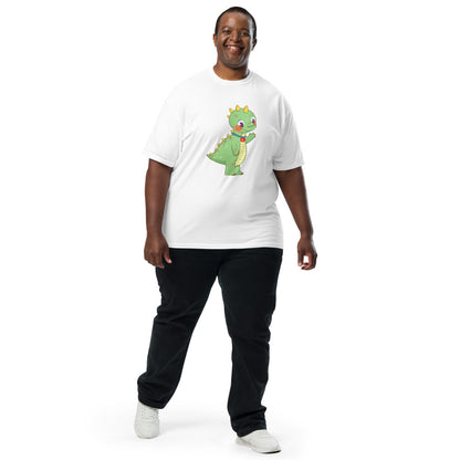 Dino Dinosaur Unisex Garment-Dyed Heavyweight T-Shirt, Roots & Talks - lifestyle photo 2