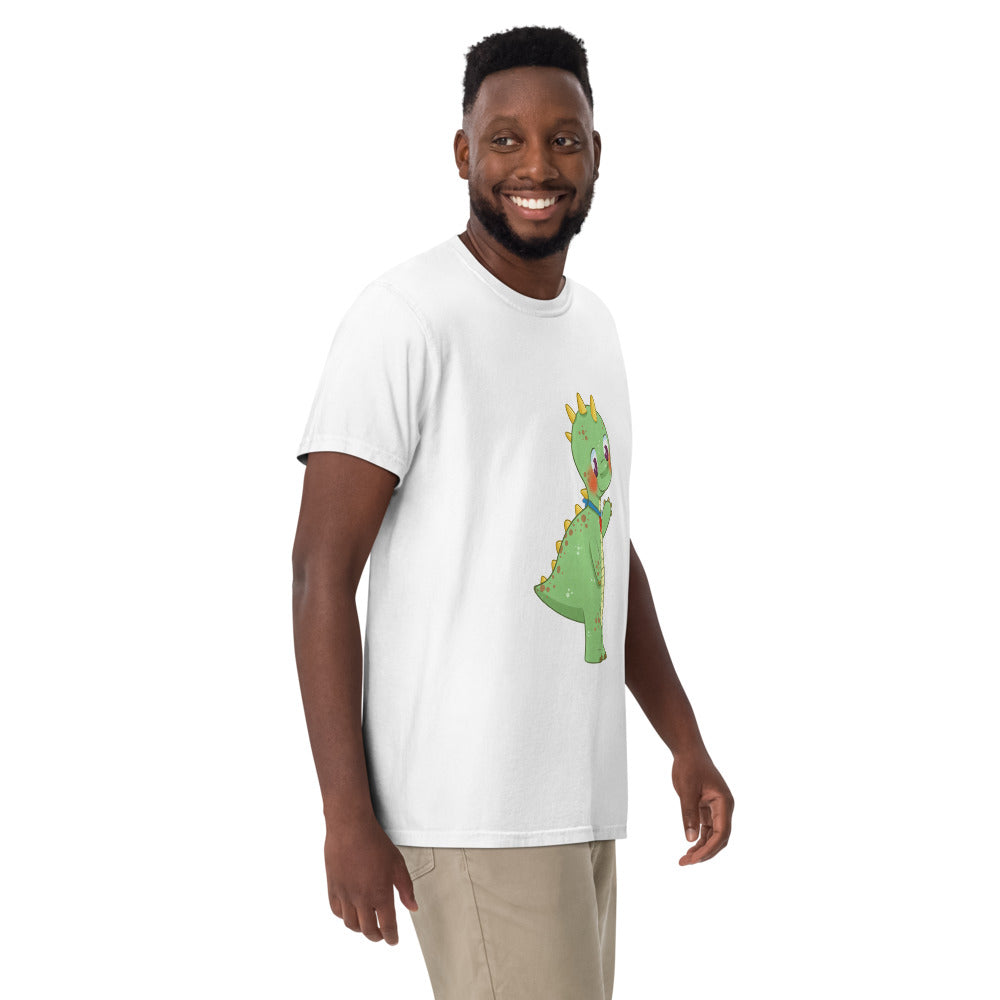 Dino Dinosaur Unisex Garment-Dyed Heavyweight T-Shirt, Roots & Talks - lifestyle photo 3