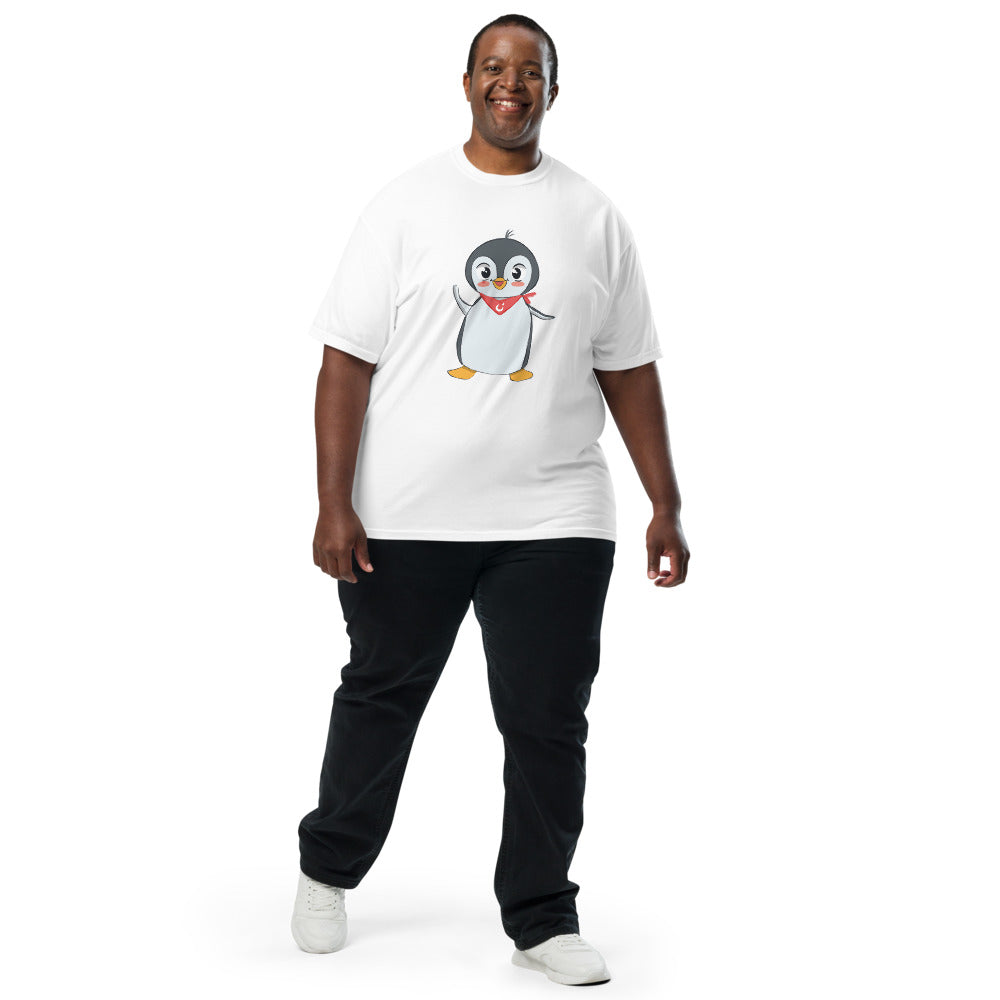 Pingucan Penguin Unisex Garment-Dyed Heavyweight T-Shirt, Roots & Talks - lifestyle photo 2